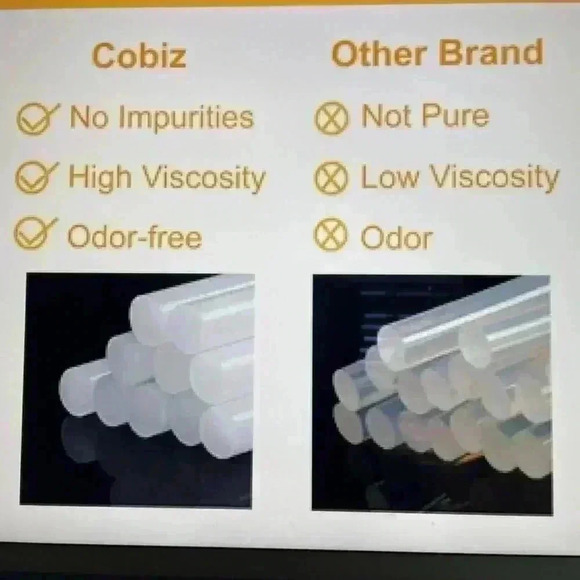 Hot Glue Gun High Temp-Cobiz Full Size (Not Mini) 60/100W Dual Power Heavy Duty, - Picture 9 of 10